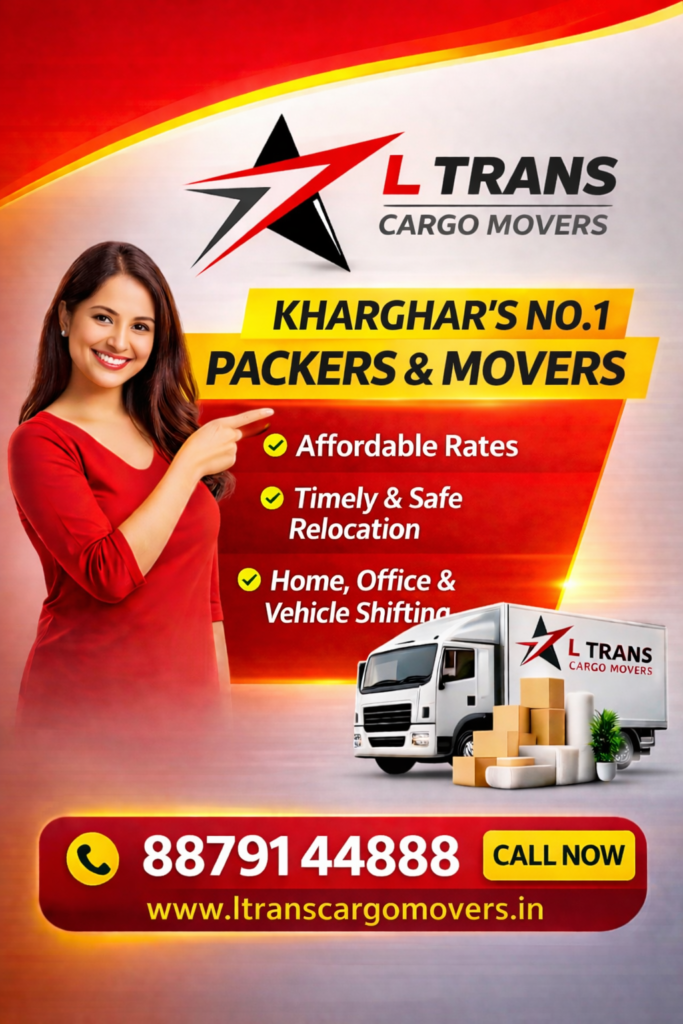L Trans Cargo Movers - Kharghar's No.1 packers and movers with home shifting, office relocation and vehicle transport services